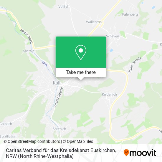 Caritas Verband für das Kreisdekanat Euskirchen map