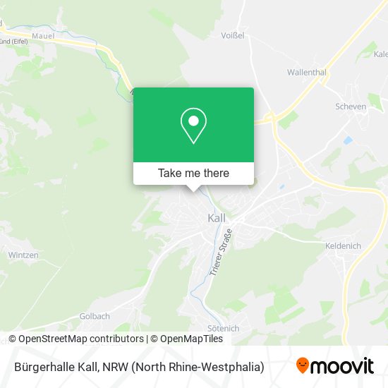 Bürgerhalle Kall map