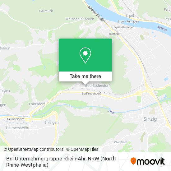 Bni Unternehmergruppe Rhein-Ahr map