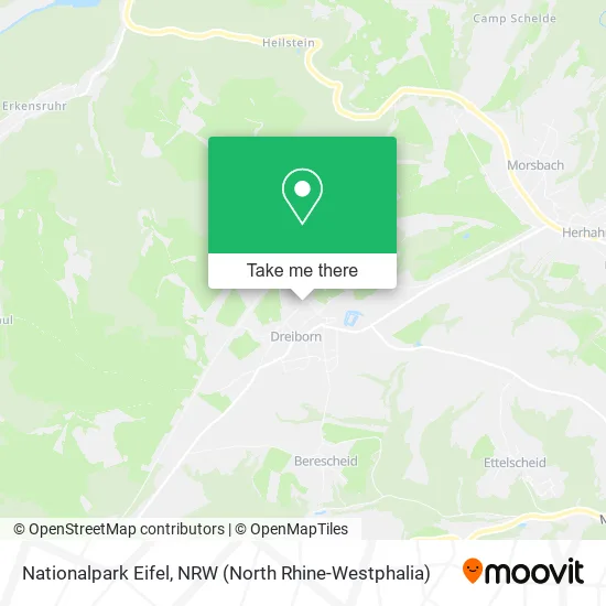 Карта Nationalpark Eifel