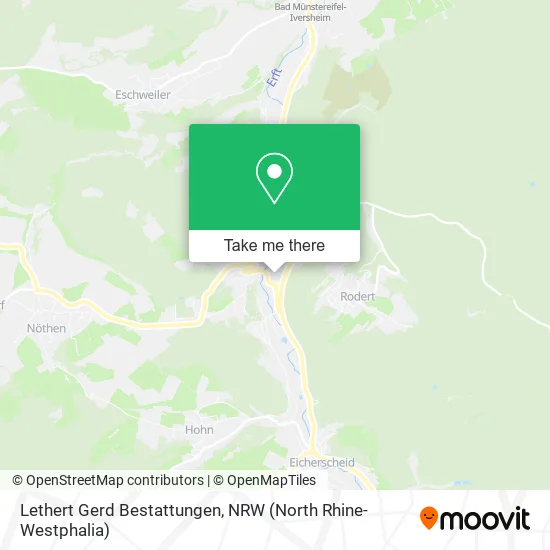 Карта Lethert Gerd Bestattungen