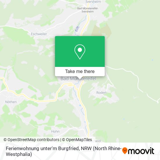Карта Ferienwohnung unter'm Burgfried