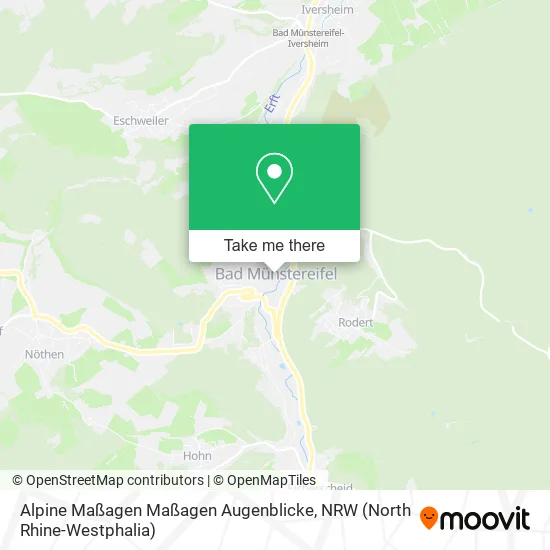 Карта Alpine Maßagen Maßagen Augenblicke
