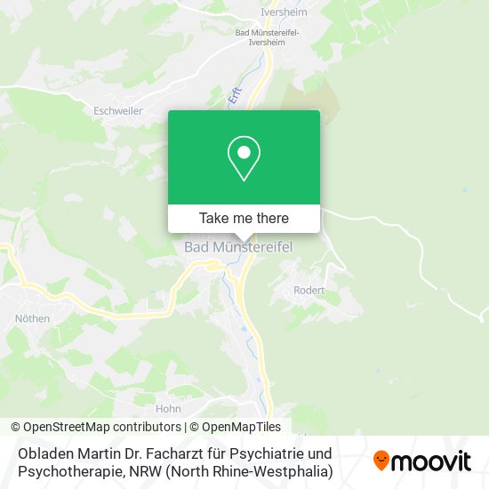 Obladen Martin Dr. Facharzt für Psychiatrie und Psychotherapie map
