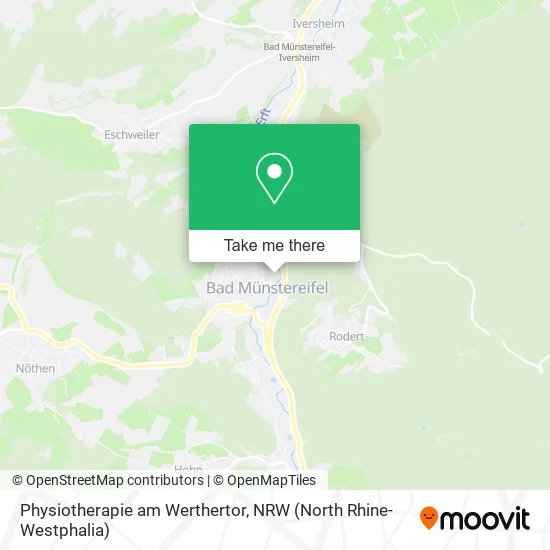 Карта Physiotherapie am Werthertor