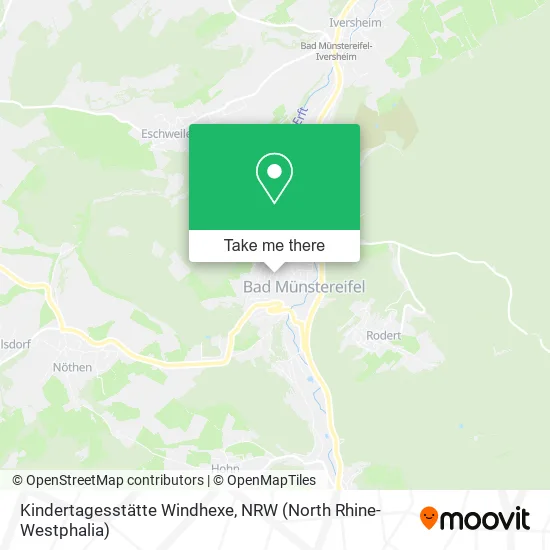 Карта Kindertagesstätte Windhexe