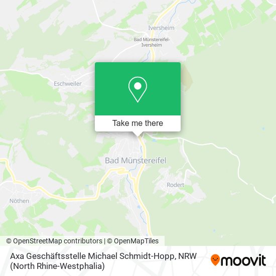 Карта Axa Geschäftsstelle Michael Schmidt-Hopp