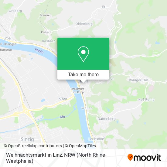 Weihnachtsmarkt in Linz map