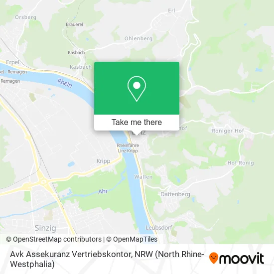 Карта Avk Assekuranz Vertriebskontor