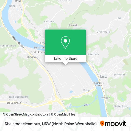 Rheinmoselcampus map