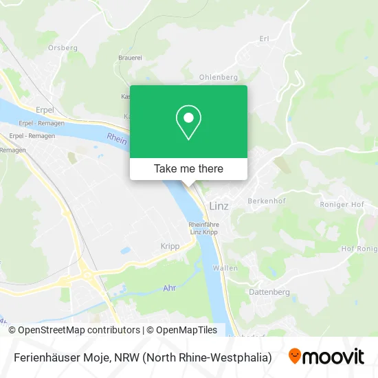 Карта Ferienhäuser Moje