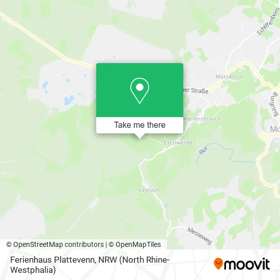 Карта Ferienhaus Plattevenn