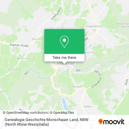 Genealogie Geschichte Monschauer Land map