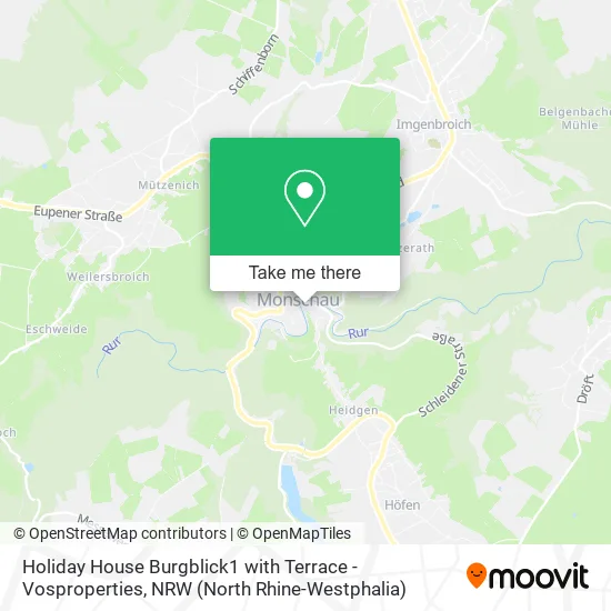 Карта Holiday House Burgblick1 with Terrace - Vosproperties