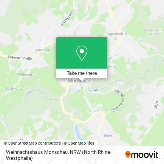 Weihnachtshaus Monschau map