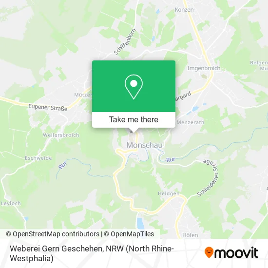 Карта Weberei Gern Geschehen