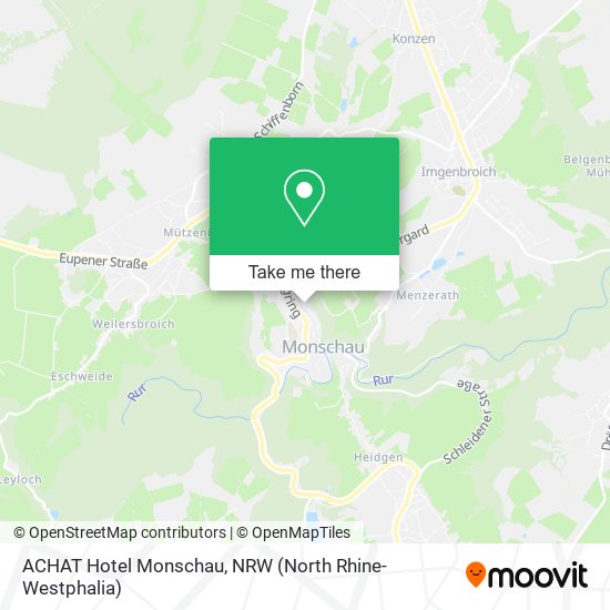 Карта ACHAT Hotel Monschau
