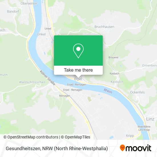 Карта Gesundheitszen