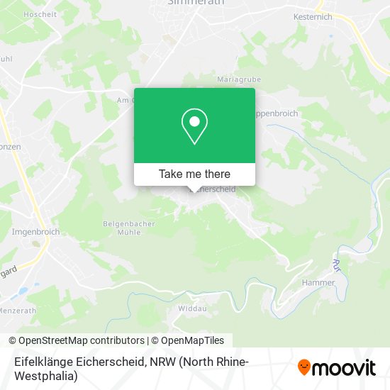 Eifelklänge Eicherscheid map
