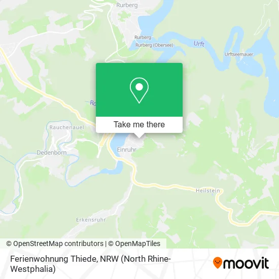 Карта Ferienwohnung Thiede