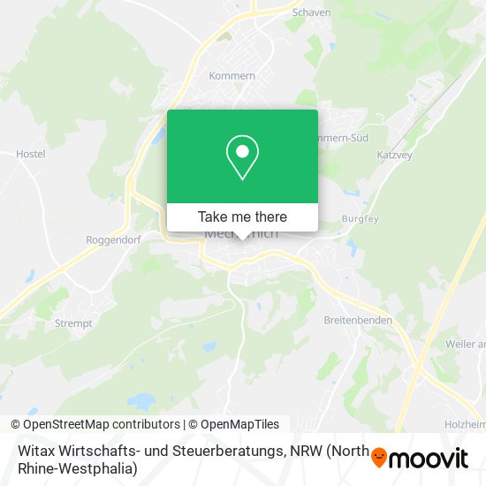 Witax Wirtschafts- und Steuerberatungs map