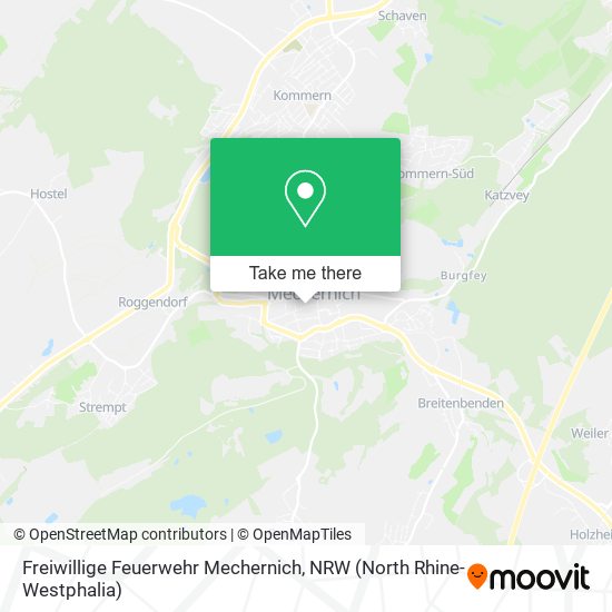 Freiwillige Feuerwehr Mechernich map