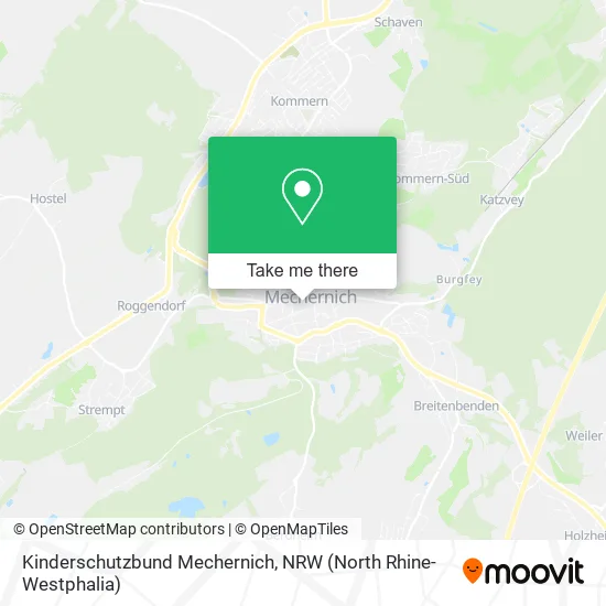 Карта Kinderschutzbund Mechernich