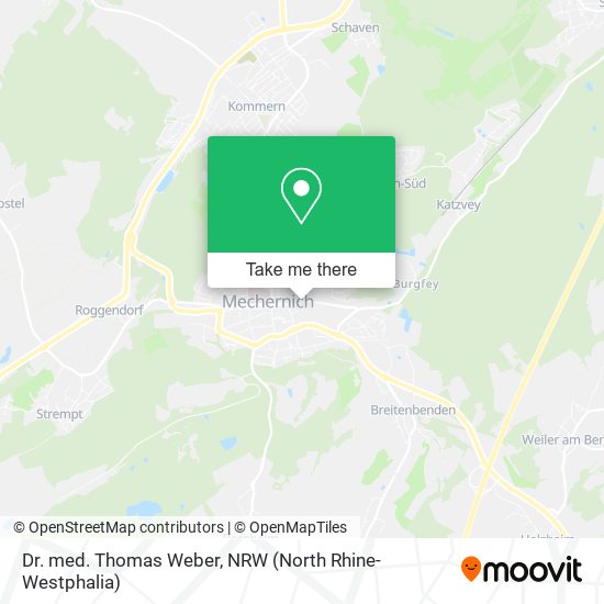 Dr. med. Thomas Weber map