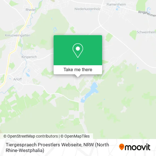 Карта Tiergespraech Proestlers Webseite