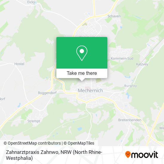 Zahnarztpraxis Zahnwo map