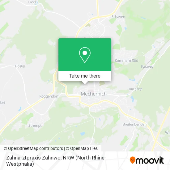 Карта Zahnarztpraxis Zahnwo