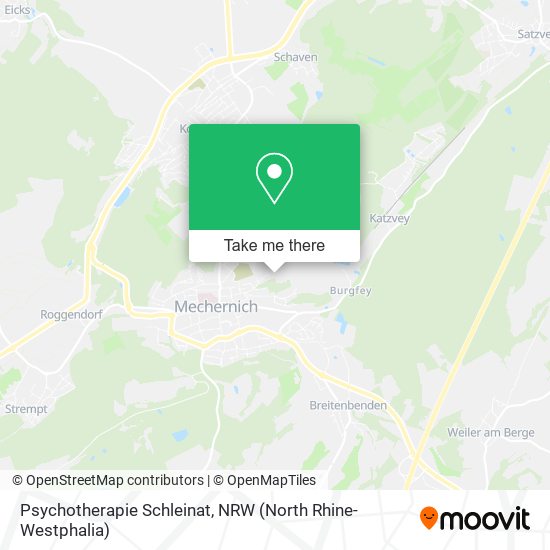 Psychotherapie Schleinat map