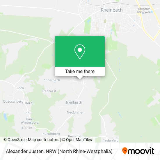 Alexander Justen map