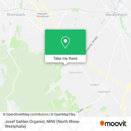 Карта Josef Gehlen Organist