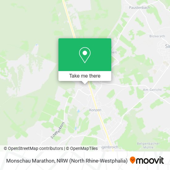 Карта Monschau Marathon