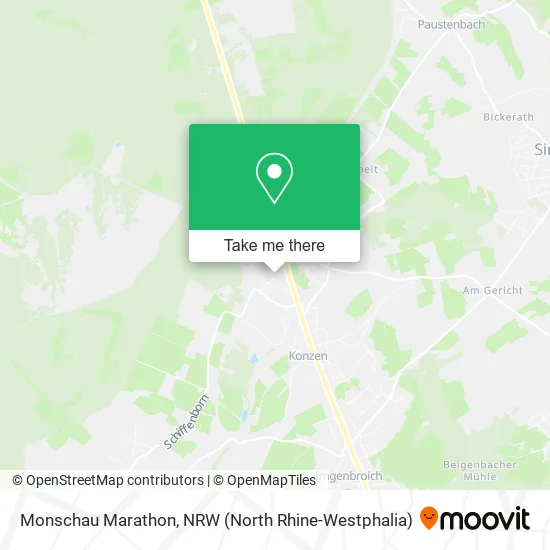 Карта Monschau Marathon