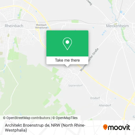 Карта Architekt Broenstrup de