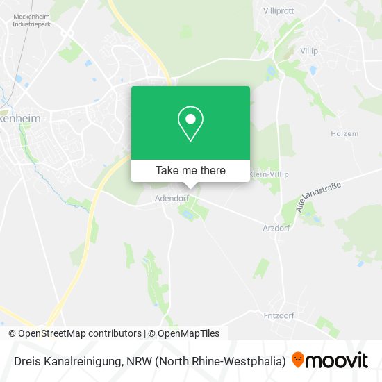 Dreis Kanalreinigung map