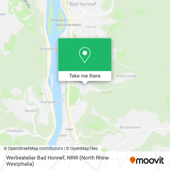 Werbeatelier Bad Honnef map