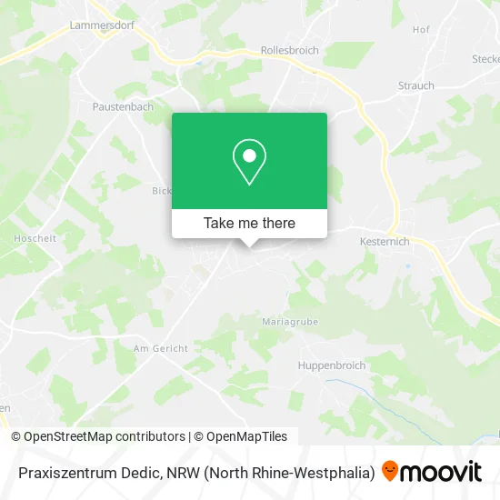 Карта Praxiszentrum Dedic