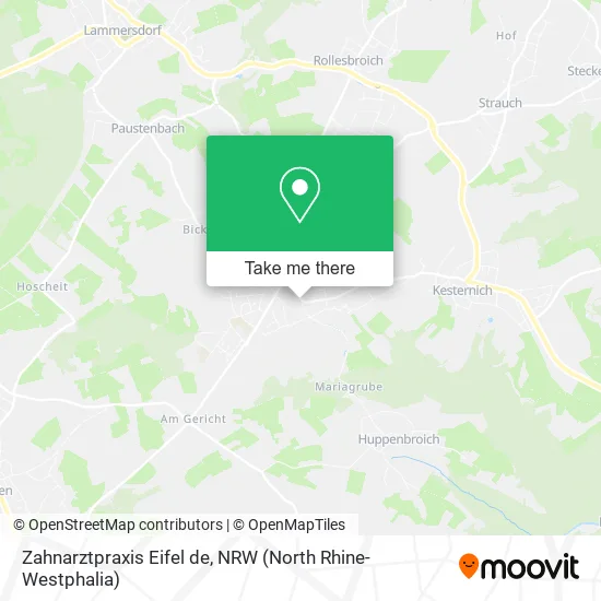 Карта Zahnarztpraxis Eifel de