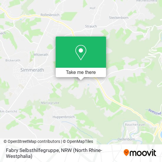 Fabry Selbsthilfegruppe map