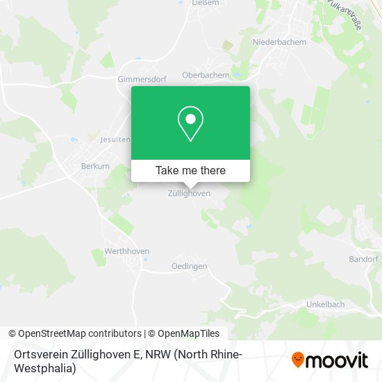Ortsverein Züllighoven E map