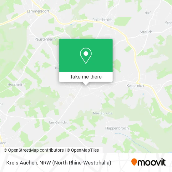 Карта Kreis Aachen