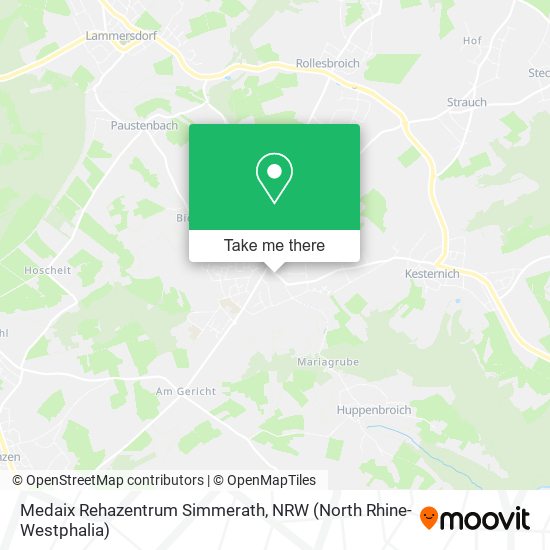 Medaix Rehazentrum Simmerath map