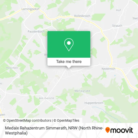Карта Medaix Rehazentrum Simmerath