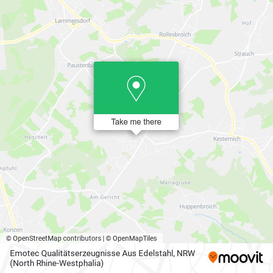 Emotec Qualitätserzeugnisse Aus Edelstahl map