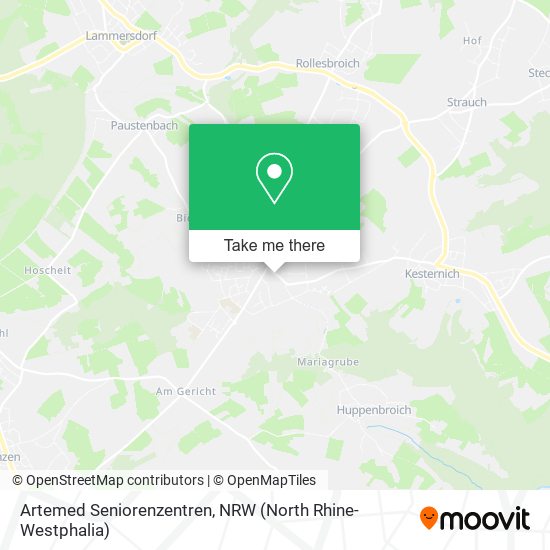Artemed Seniorenzentren map