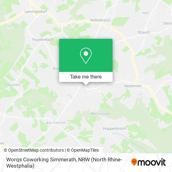 Worqs Coworking Simmerath map