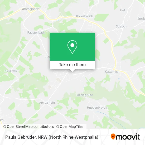 Карта Pauls Gebrüder